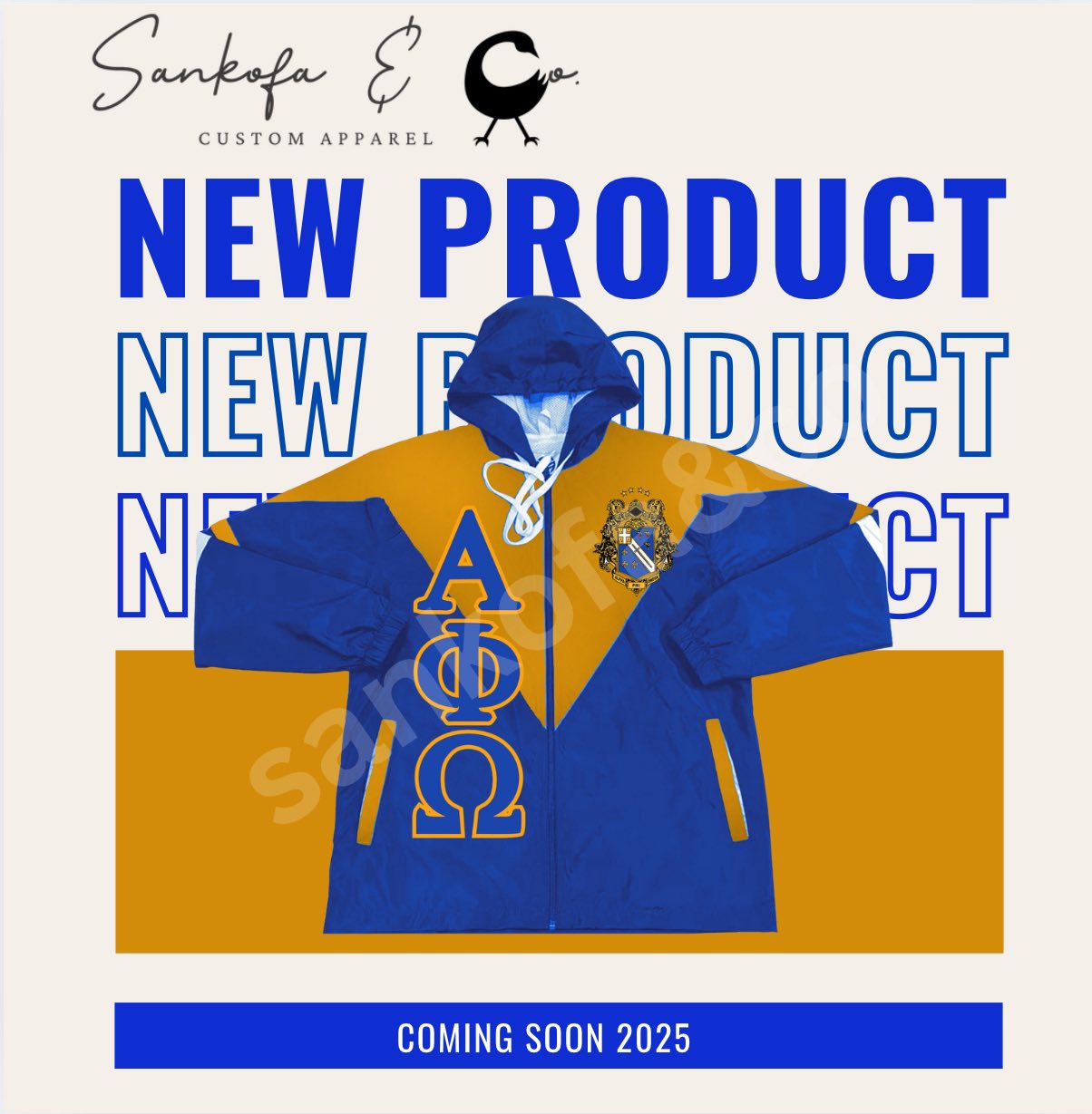 Alpha Phi Omega Full-Zip Windbreaker Jacket (Presale)