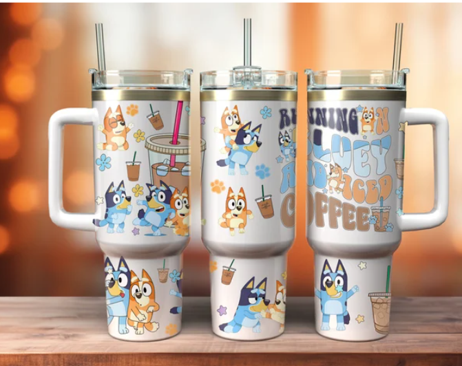 Mama Coffee Cartoon Character