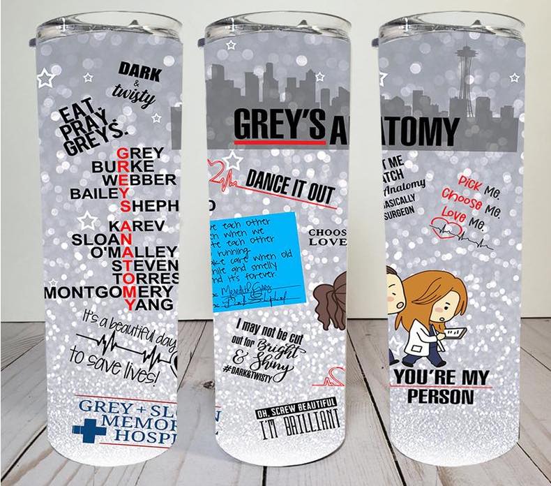 Greys Anatomy Tumbler