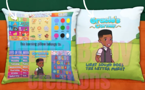 GRACIE CORNER LEARNING PILLOW