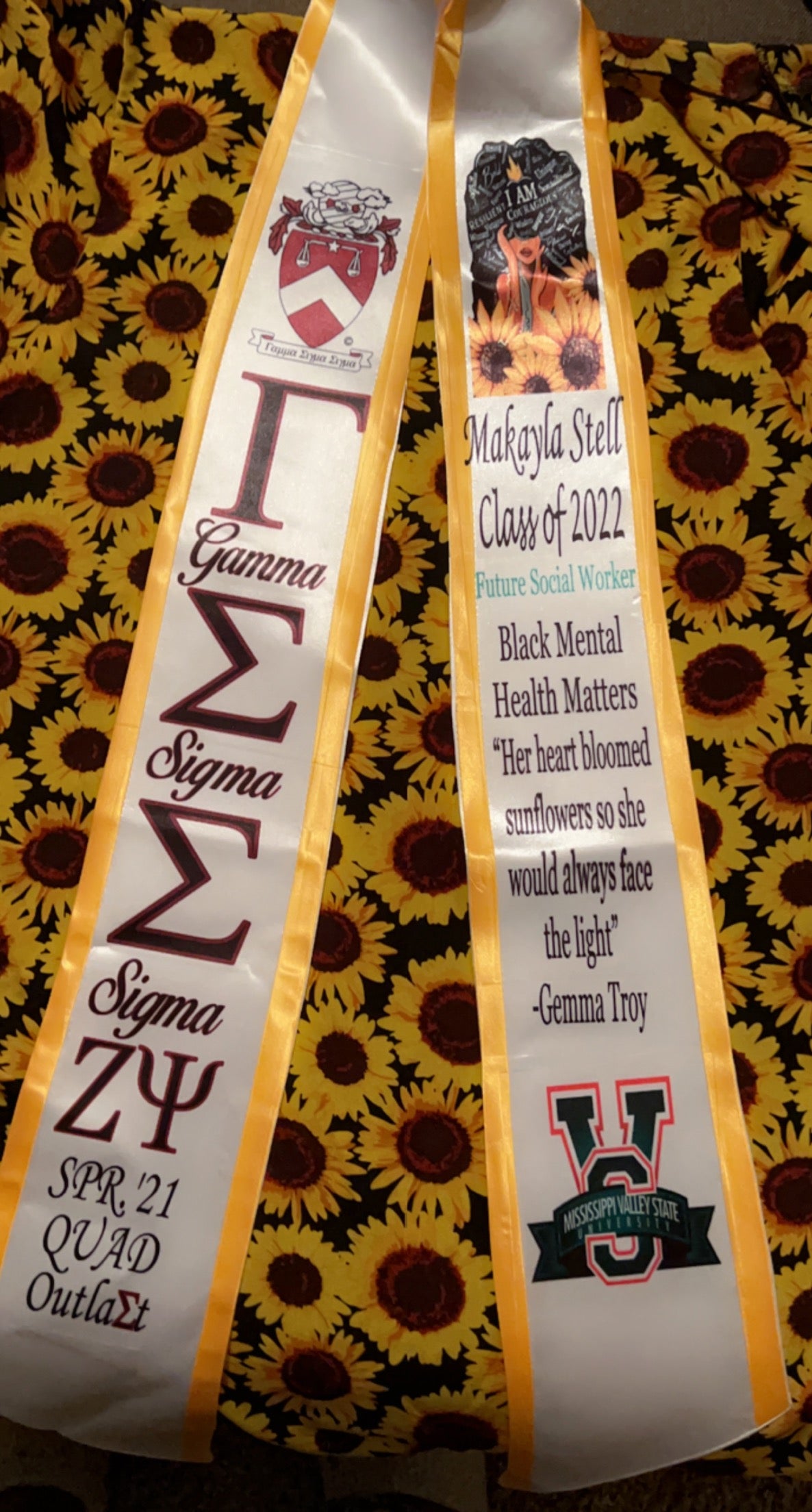 CUSTOM GRAD STOLE