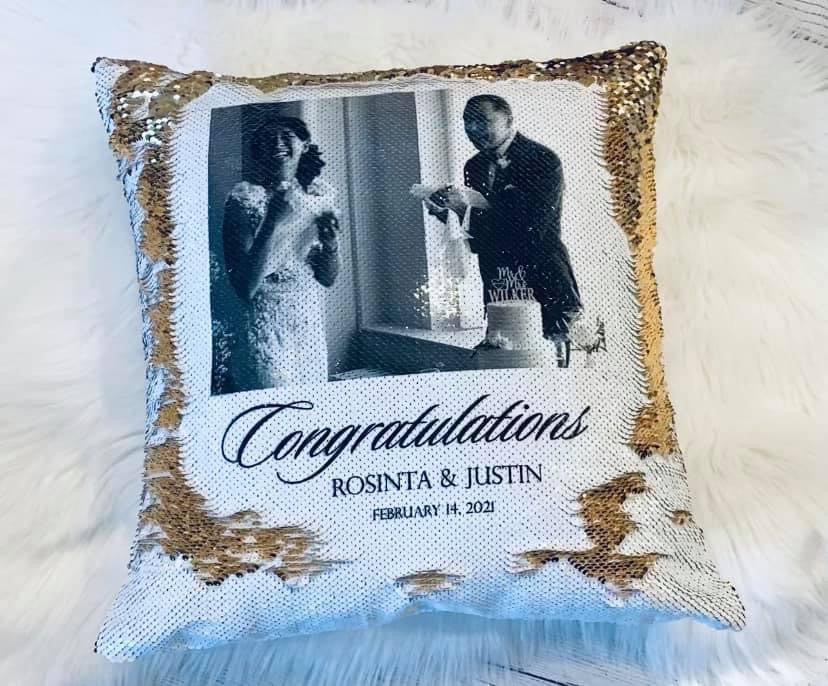 Custom photo pillow