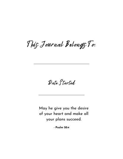 Me Time + God Prayer Journal