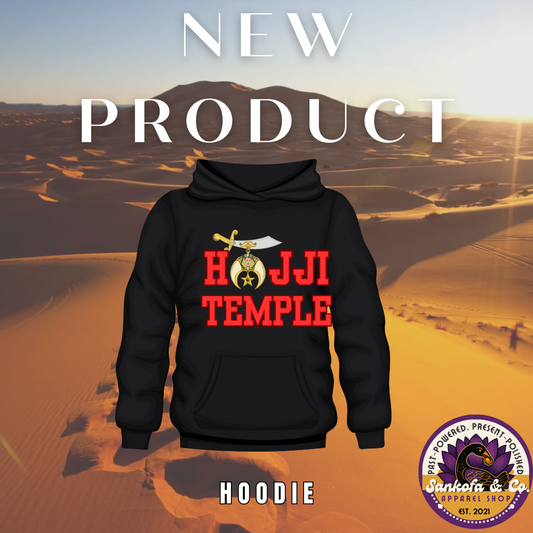 HAJJI TEMPLE Embroidered Hoodie – Presale