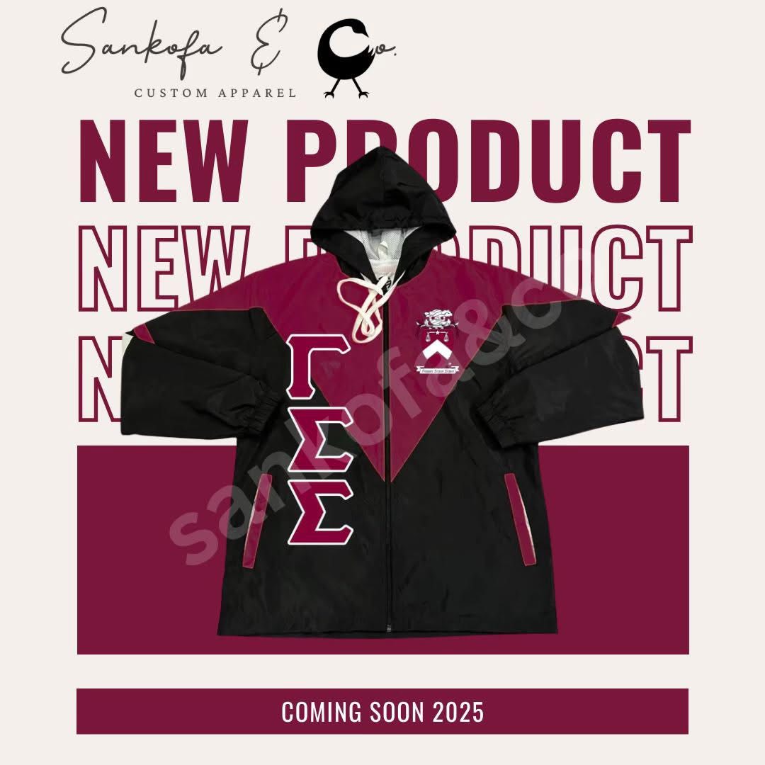 Gamma Sigma Sigma Full-Zip Windbreaker Jacket (Presale)