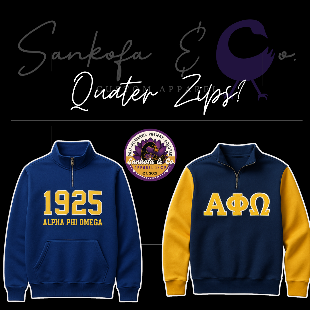 Alpha Phi Omega Quarter-Zip Pullover – PRESALE