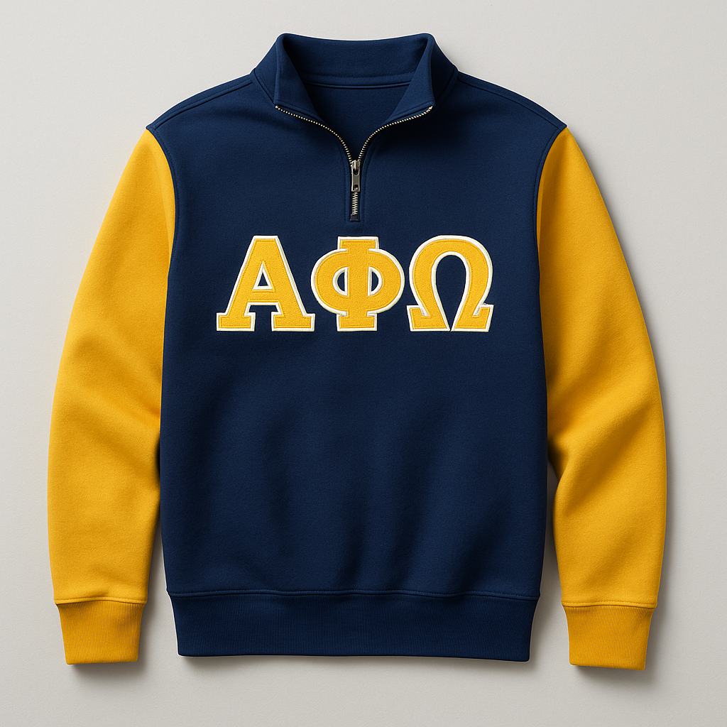 Alpha Phi Omega Quarter-Zip Pullover – PRESALE