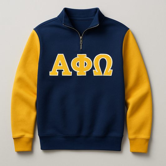 Alpha Phi Omega Quarter-Zip Pullover – PRESALE