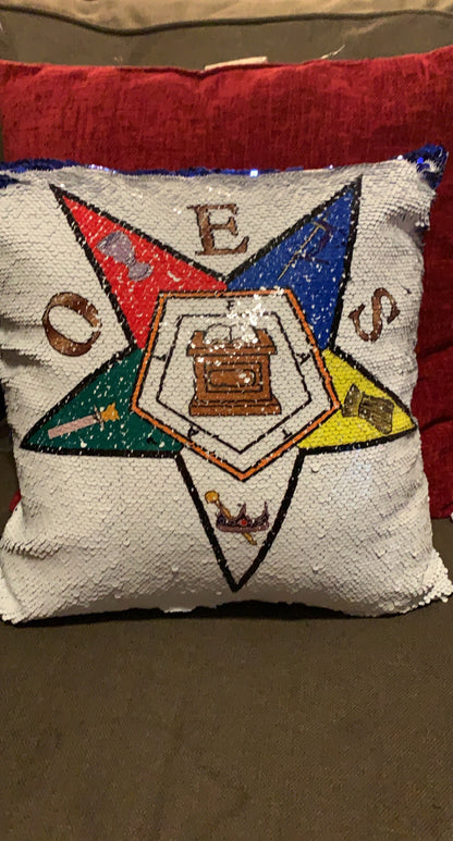 OES SEQUIN PILLOW