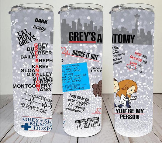 Greys Anatomy Tumbler