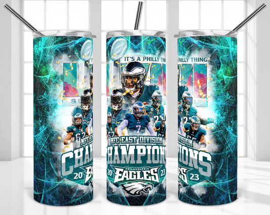 EAGLES DIVISION CHAMPS TUMBLER