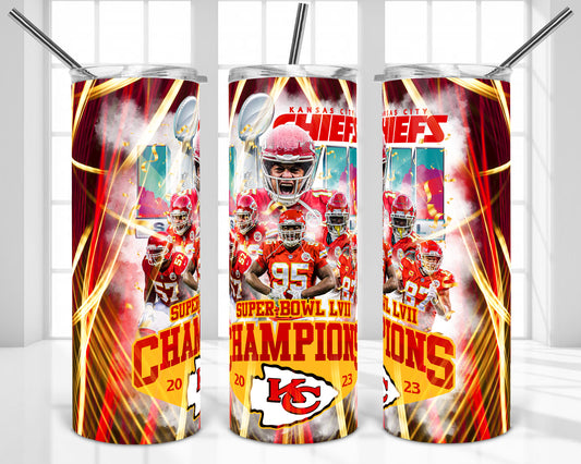 CHIEFS SUPBERBOWL CHAMPS TUMBLER