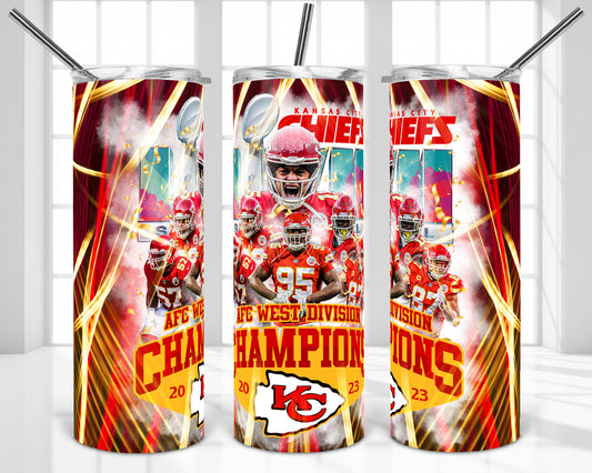 CHIEFS DIVISION CHAMPS TUMBLER