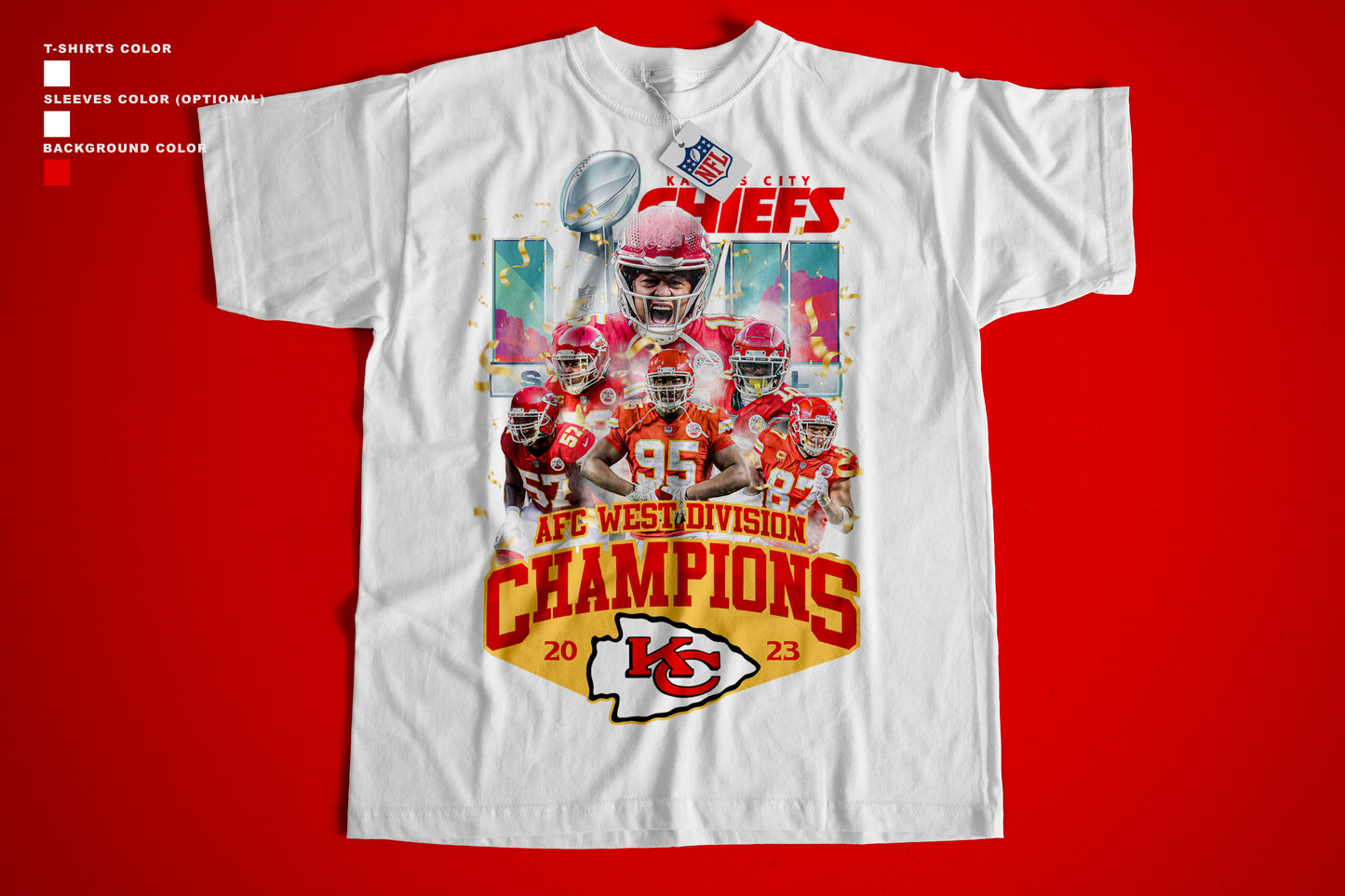 CHIEFS DIVISION CHAMPS SHIRT