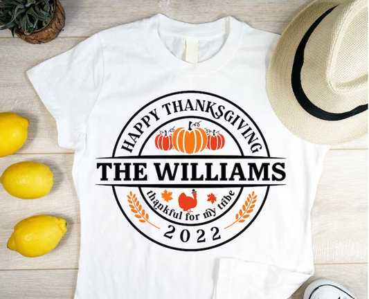 CUSTOM NAME THANKSGIVING