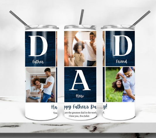 DAD PHOTO TUMBLER