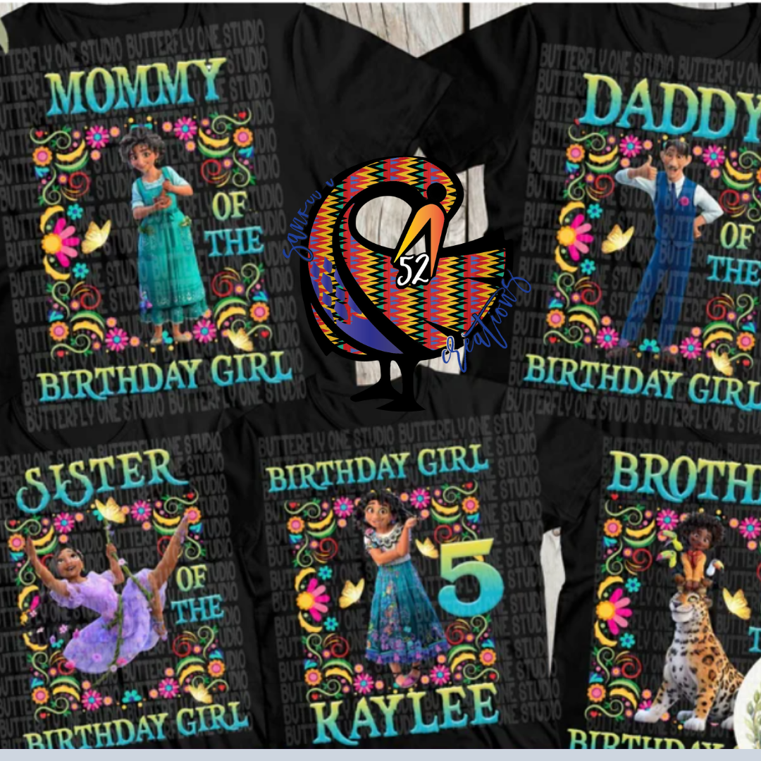 CUSTOM ENCANTO BIRTHDAY SHIRTS