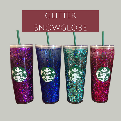 Custom Snow Globe Cups & Tumblers – tagged glitter cup – The Blushing  Boston