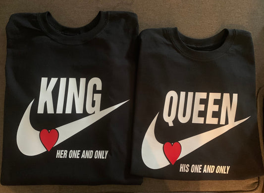 King & Queen Matching Set